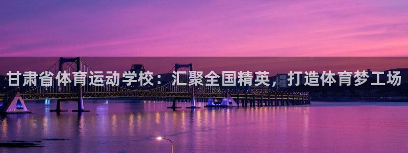 必发官网下载平台是正规平台吗：甘肃省体育运动学校：汇