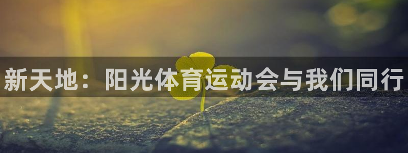必发官网下载平台APP：新天地：阳光体育运动会与我们