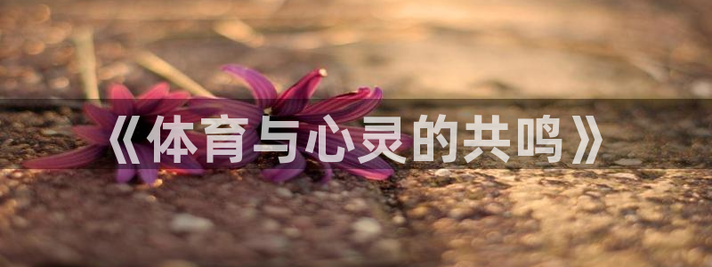 必发官网下载平台注册流程视频：《体育与心灵的共鸣》