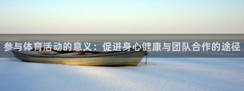 必发官方正版app娱乐下载：参与体育活动的意义：促进