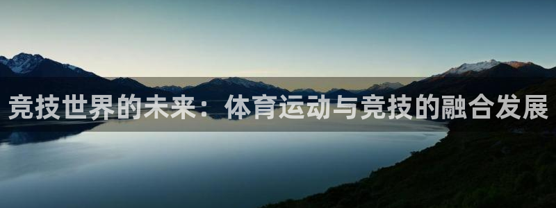  必发软件：竞技世界的未来：体育运动与竞技的融合发展