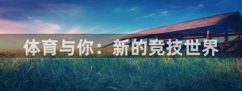 必发官方正版app娱乐40996:体育与你:新的竞技世界